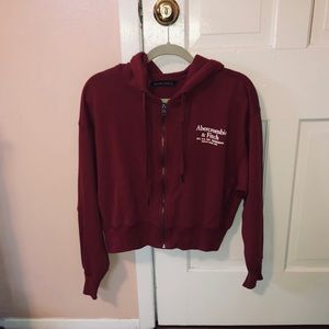 Abercrombie & Fitch cropped hoodie